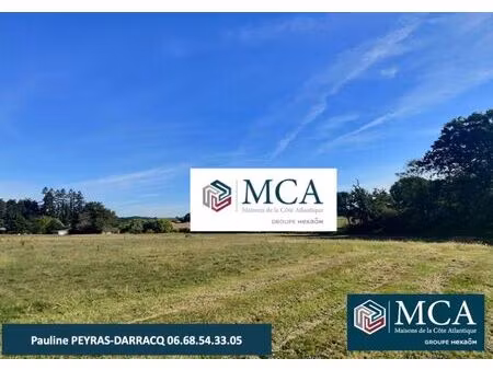 vente terrain 2000 m² saint-cricq-chalosse (40700)