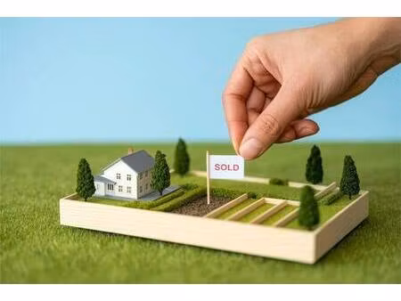 terrain constructible viabilisé à vendre