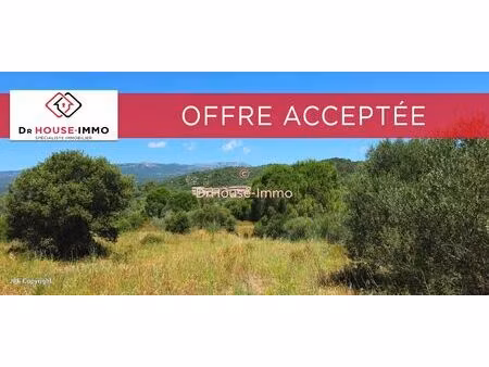 terrain de 4250 m² avec permis de construire