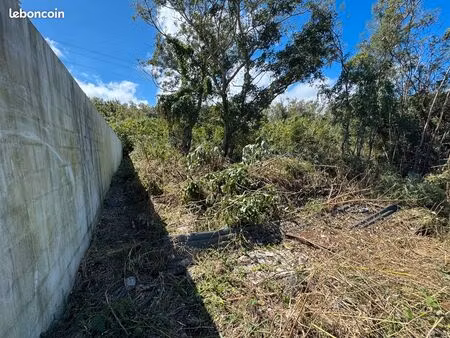 terrain 420m2 bassin plat saint-pierre