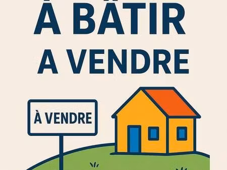 terrain constructible viabilisé à vendre