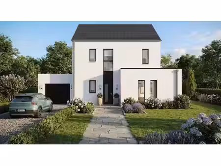terrain avec maison neuve à vendre