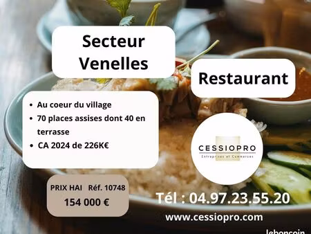 restaurant 60 m² le puy-sainte-réparade