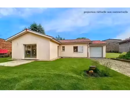 maison neuve de 91m2 lot 3 à saint trivier sur moignans