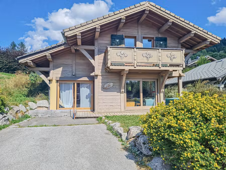 à vendre : chalet individuel de charme aux gets – vue exceptionnelle