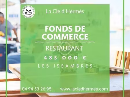 fonds de commerce  restaurant 201 m² roquebrune-sur-argens