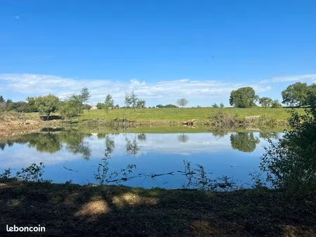 lac sur terrain loisir 1.5 hectares 33000 euros