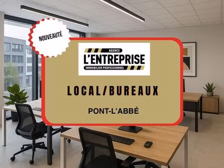 bureaux 130 m² pont l abbe