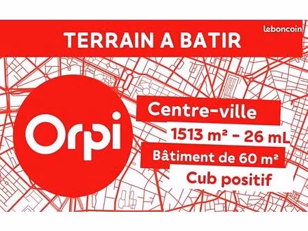 terrain 1 513 m² roye