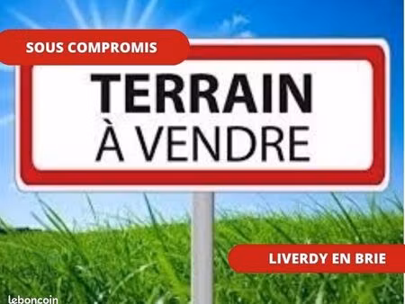 terrain 2 270 m² liverdy en brie