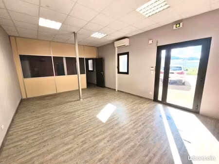 local professionnel rénové – 180 m² avec bureaux + entrepôt – zone artisanale 26130 st res