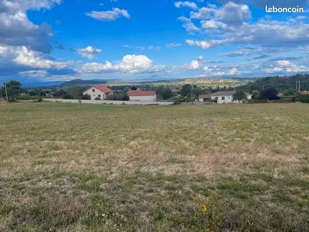 terrain viabilisé en construction libre