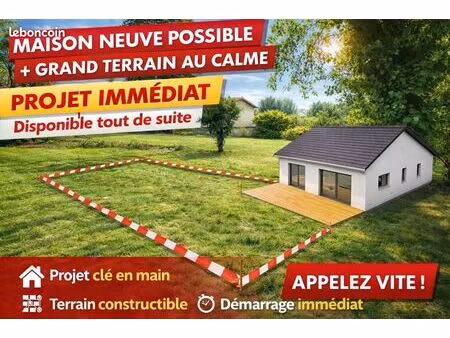 terrain 1000 m² montrond-les-bains