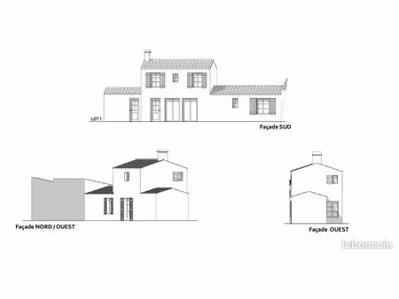 hangar faisant partie d’un ancien corps de ferme à réhabiliter en zone blanche du pprl à p