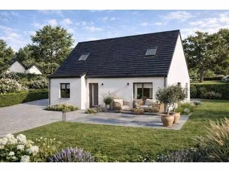 terrain avec maison neuve à vendre