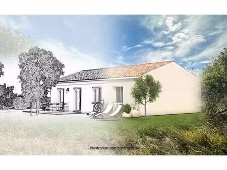 terrain avec maison neuve à vendre