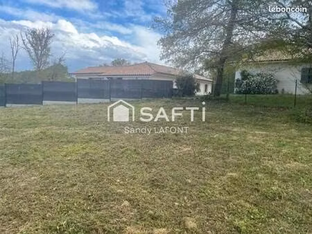 terrain constructible viabilisé à vendre