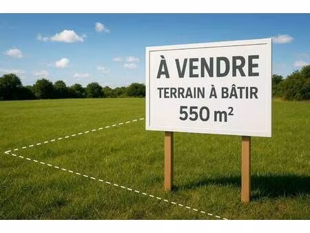 terrain constructible viabilisé à vendre
