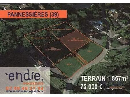 terrain constructible à vendre