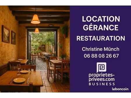 commerce restaurant 180 m²