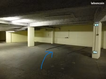 place de parking en sous sol a louer