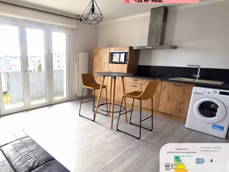 studio meuble proche centre ville - gare sncf