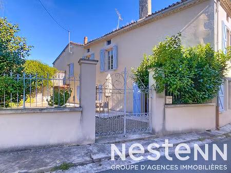 a vendre maison de charme avec cour et dépendance 3 chambres 159m²