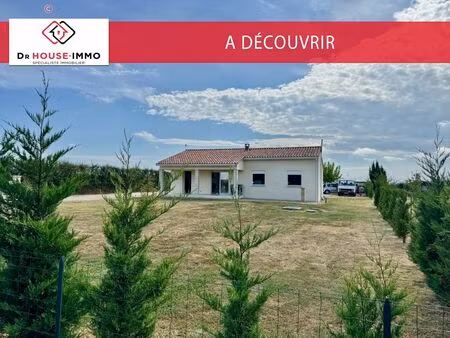 charmante maison lumineuse et récente de 95m2  5 pièces  3 chambres   de plain pied sur un