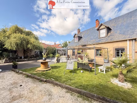à vendre magnifique longère rénovée de 117 m2 avec terrain