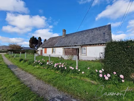 vente maison 3 pièces 66 m² à yébleron (76640)  97 500 €