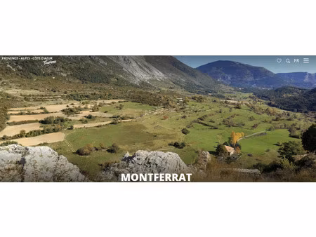 terrain à vendre montferrat 2800m2 133 000€