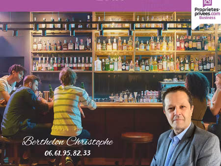 exclusivite !! vente d'un fonds de commerce d'un bar avec licence iv