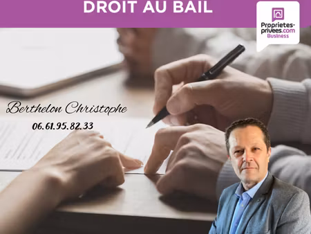 a céder d'un pas de porte d'un bar à réhabiliter
