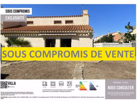 vente maison 3 pièces 66m2 bompas 66430 - - surface privée