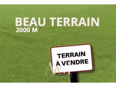 vente terrain 2000 m² à andernos-les-bains (33510)  785 000 €