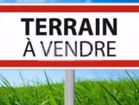 terrain constructible à vendre