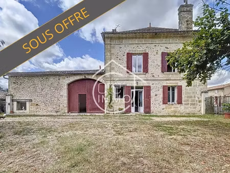 vente maison 5 pièces 160 m² à lamothe-montravel (24230)  164 000 €