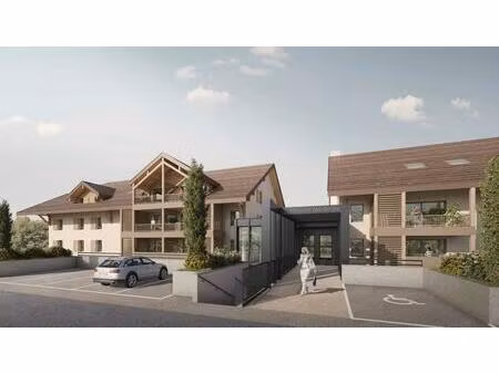 exclusivite à 15 mn d'evian t2 41m²  balcon avec cellier  2 stationnements  calme (74500)