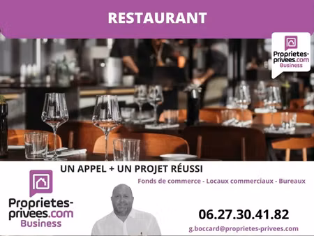 exclusivite la tour du pin - murs commerciaux loues  restaurant avec terrasse