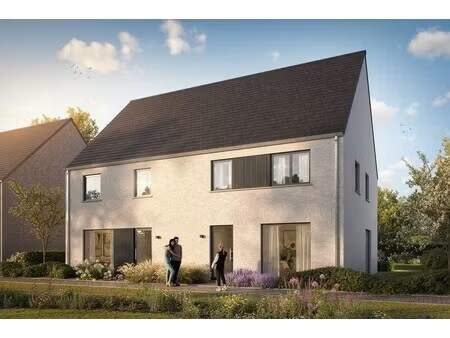 energiezuinige halfopen bebouwing op centrale en groene locatie in belsele