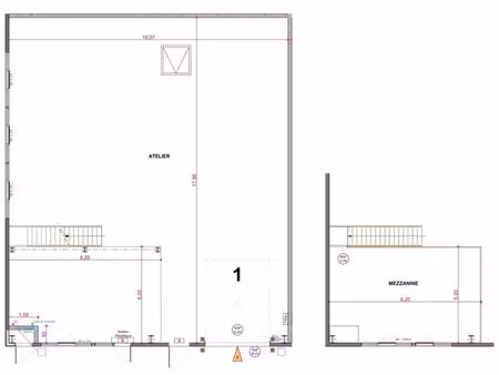 local d'activité de 282  59 m² à vendre à portet sur garonne