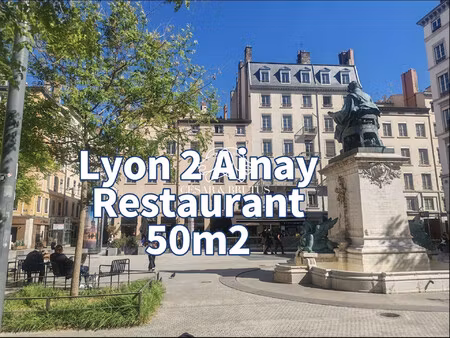 droit au bail lyon 02 ainey -50 m2- restaurant/bar