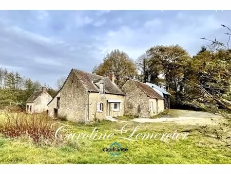 maison à vendre 4 pièces proche de connerre (72)fermette en campagne isolée de 60 m² habit