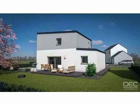 terrain avec maison neuve à vendre