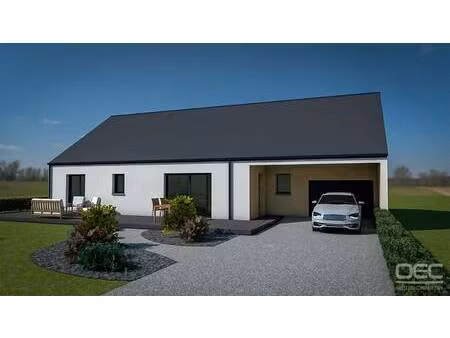 terrain avec maison neuve à vendre