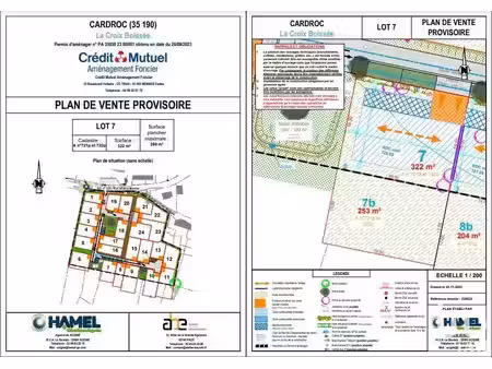 terrain constructible viabilisé à vendre