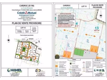 terrain constructible viabilisé à vendre