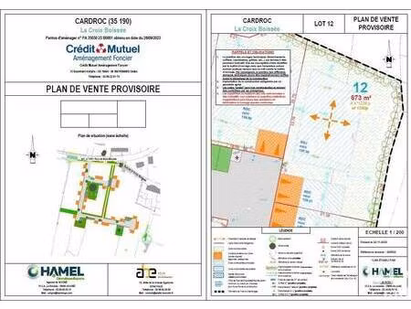 terrain constructible viabilisé à vendre