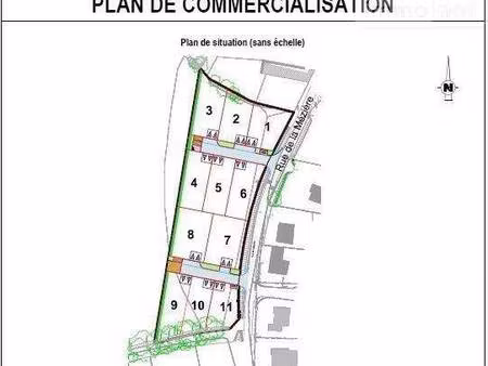 terrain constructible à vendre