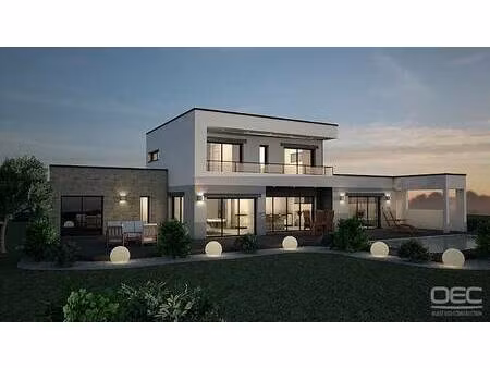terrain avec maison neuve à vendre